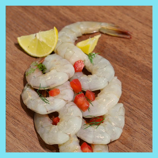 Jumbo Shrimps Peeled Tail On 21/25 (Frozen)