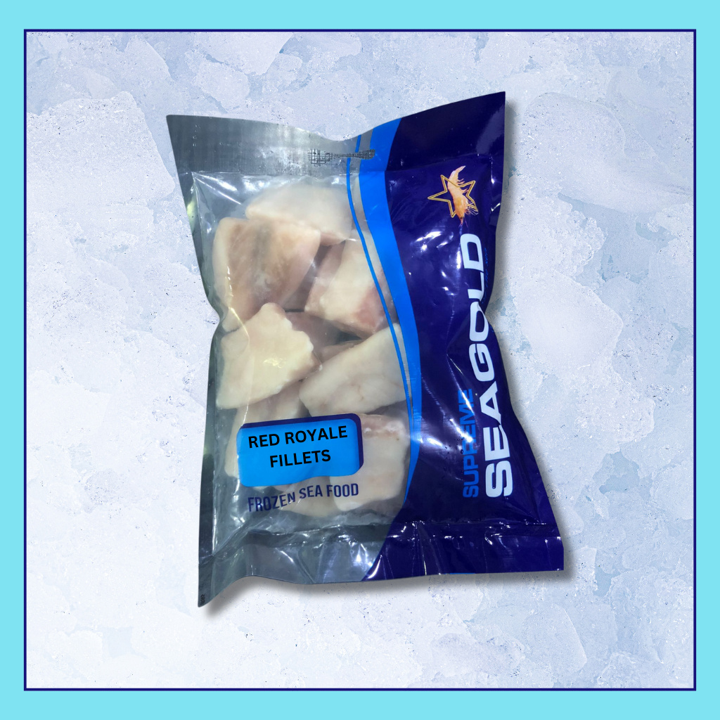 1 KG Boneless Red Snapper Fish Fillets (Frozen)