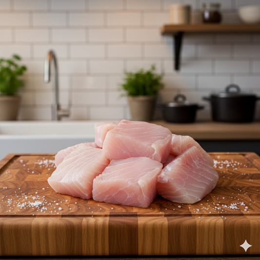 1 KG Boneless Red Snapper Fish Fillets (Frozen)