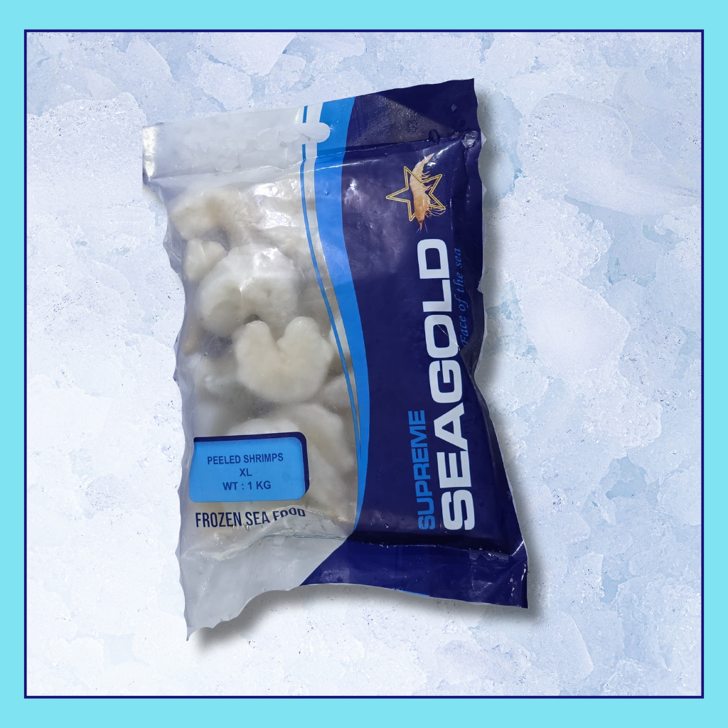 1 KG X-Large Peeled Prawns (Frozen)